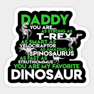 Daddy Dinosaur Sticker